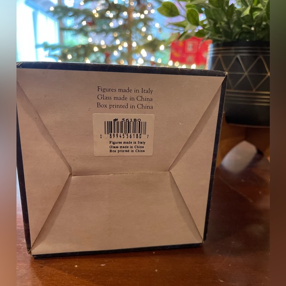 Fontanini Tree Design blown glass ornament the Holy Family - Picture 4 of 6